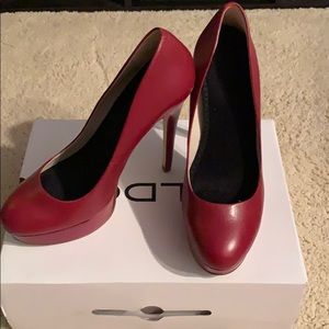 Aldo Red Stilettos size 10 (fits 8.5-9)